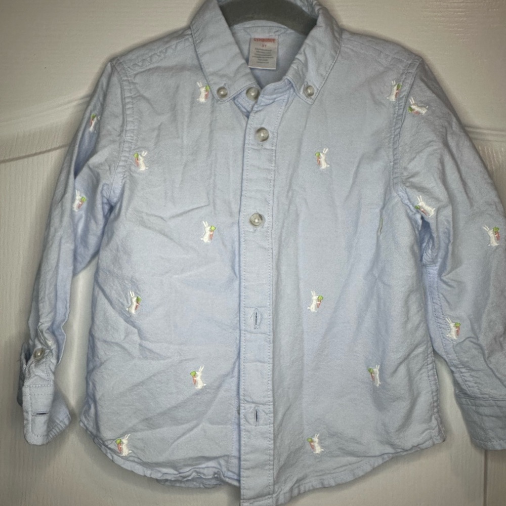 Gymboree boys Easter Button-Up Shirt - 3T